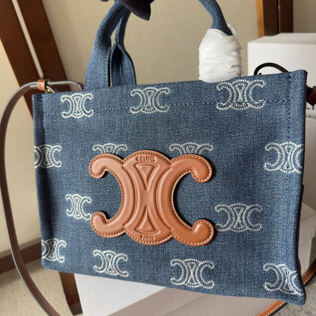 Celine Blue Monogram Pattern Bag – A Statement of Elegance