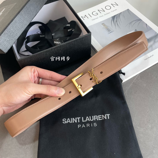 YSL Skin Belt for an Old Money Chic Look