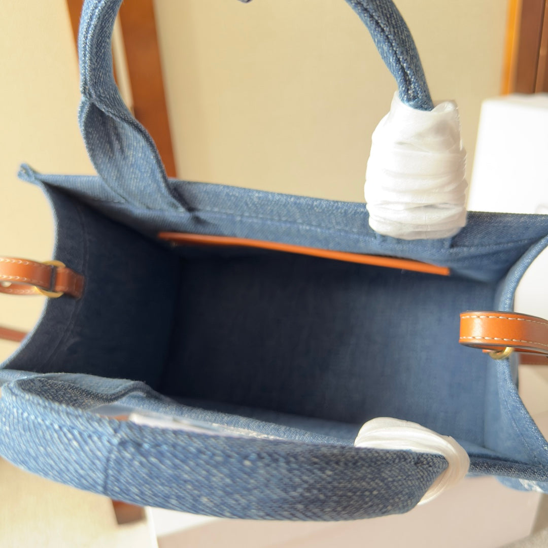 Celine Blue Monogram Pattern Bag – A Statement of Elegance