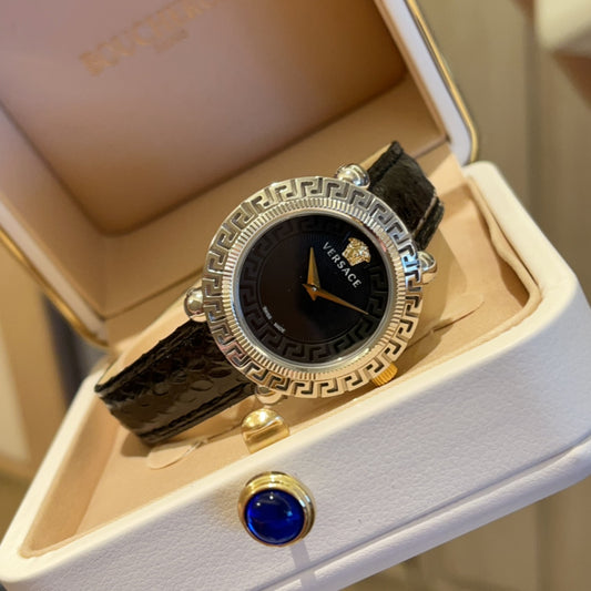 Versace Black Dial Luxury Watch