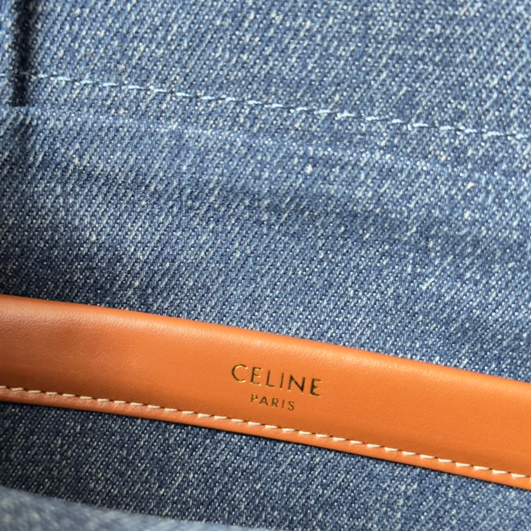 Celine Blue Monogram Pattern Bag – A Statement of Elegance