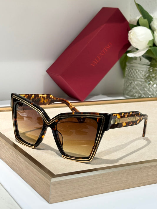 Valentino Blackish Brown Glasses for a Sassy Edge