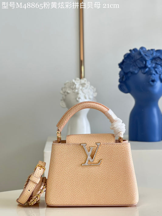 LV Cream Handle Bag – Understated Luxury for Every Occasion