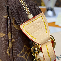 LV Black Crossbody Bag with Gold Details – Effortlessly Stylish