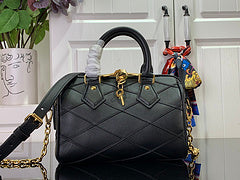 LV Black Speedy Bag – Classic Style Meets Modern Versatility